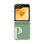 Clear Case［ オリジナル - initial two tone - P green ］