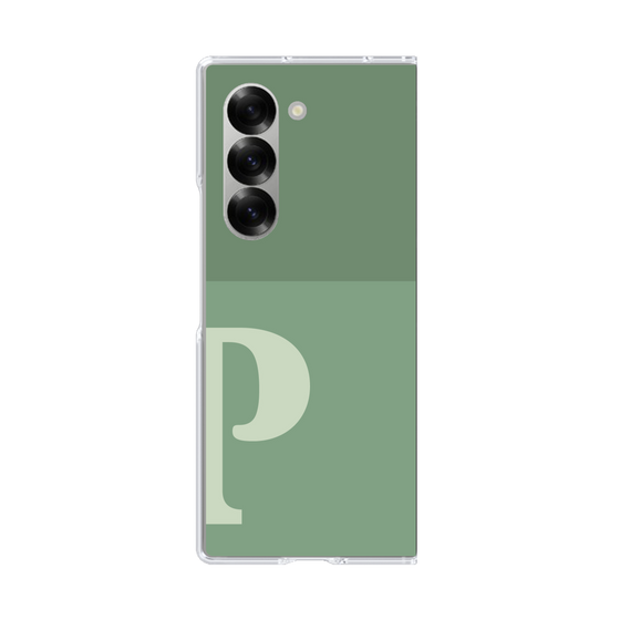 Clear Case［ オリジナル - initial two tone - P green ］