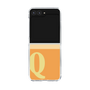 Clear Case［ Original - initial two tone - Q orange ］