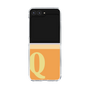 Clear Case［ Original - initial two tone - Q orange ］