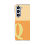 Clear Case［ Original - initial two tone - Q orange ］