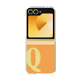 Clear Case［ オリジナル - initial two tone - Q orange ］