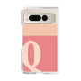 Clear Case［ Original - initial two tone - Q pink ］