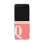 Clear Case［ Original - initial two tone - Q pink ］