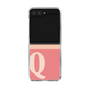 Clear Case［ Original - initial two tone - Q pink ］