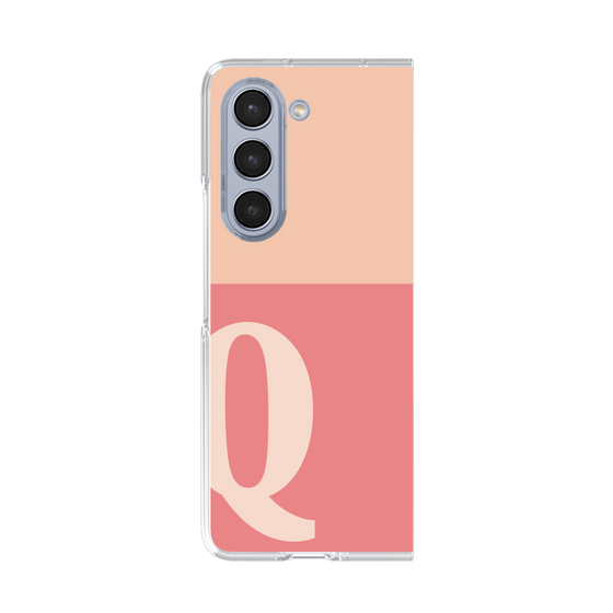 Clear Case［ Original - initial two tone - Q pink ］