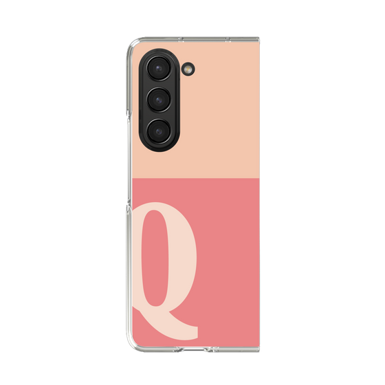 Clear Case［ Original - initial two tone - Q pink ］