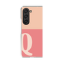 Clear Case［ Original - initial two tone - Q pink ］