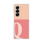 Clear Case［ オリジナル - initial two tone - Q pink ］