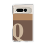 Clear Case［ Original - initial two tone - Q brown ］
