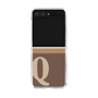 Clear Case［ Original - initial two tone - Q brown ］