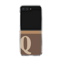Clear Case［ Original - initial two tone - Q brown ］