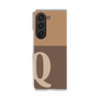 Clear Case［ Original - initial two tone - Q brown ］