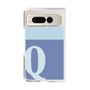 Clear Case［ Original - initial two tone - Q blue ］