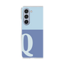 Clear Case［ Original - initial two tone - Q blue ］