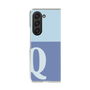Clear Case［ Original - initial two tone - Q blue ］