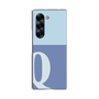 Clear Case［ オリジナル - initial two tone - Q blue ］