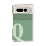 Clear Case［ Original - initial two tone - Q green ］