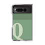 Clear Case［ Original - initial two tone - Q green ］