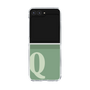 Clear Case［ Original - initial two tone - Q green ］