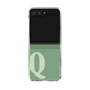 Clear Case［ Original - initial two tone - Q green ］