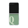 Clear Case［ Original - initial two tone - Q green ］