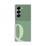 Clear Case［ オリジナル - initial two tone - Q green ］