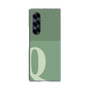 Clear Case［ オリジナル - initial two tone - Q green ］