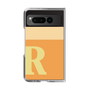 Clear Case［ Original - initial two tone - R orange ］