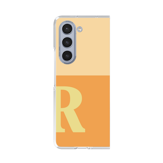 Clear Case［ Original - initial two tone - R orange ］