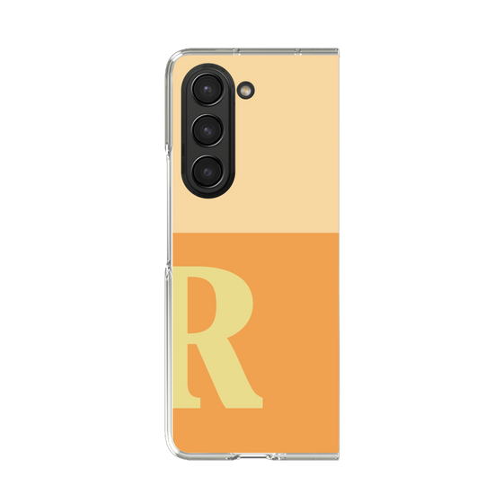 Clear Case［ Original - initial two tone - R orange ］