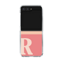 Clear Case［ Original - initial two tone - R pink ］