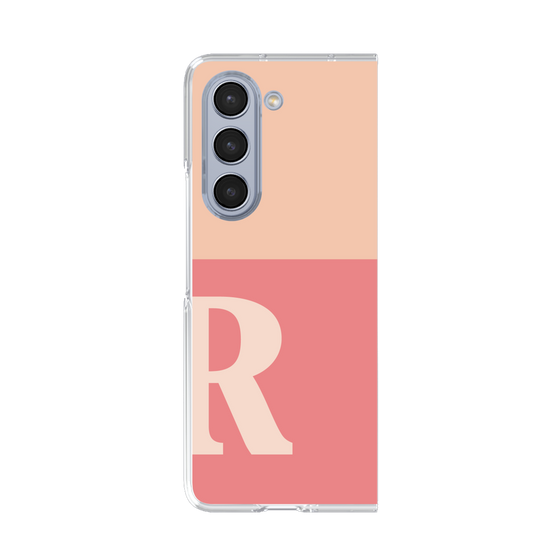 Clear Case［ Original - initial two tone - R pink ］
