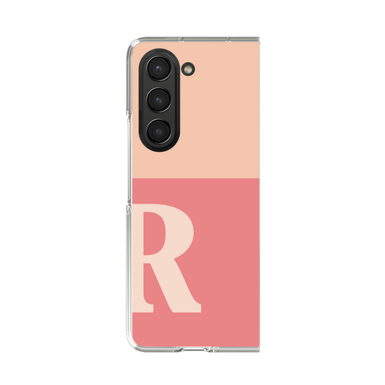 Clear Case［ Original - initial two tone - R pink ］