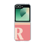 Clear Case［ オリジナル - initial two tone - R pink ］