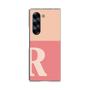 Clear Case［ オリジナル - initial two tone - R pink ］