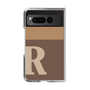 Clear Case［ Original - initial two tone - R brown ］
