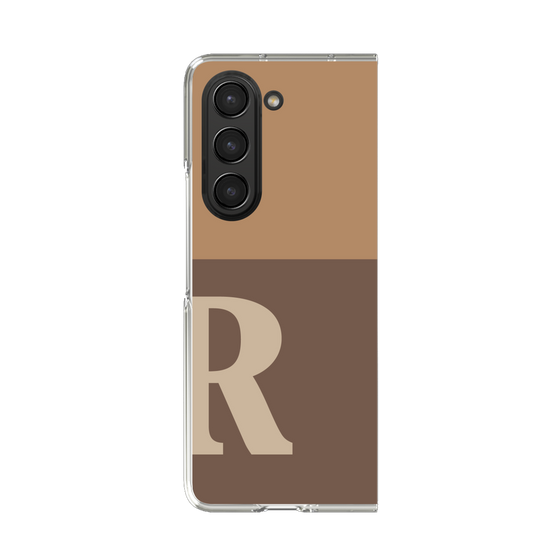 Clear Case［ Original - initial two tone - R brown ］