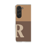Clear Case［ Original - initial two tone - R brown ］