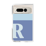 Clear Case［ Original - initial two tone - R blue ］