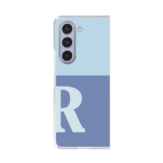 Clear Case［ Original - initial two tone - R blue ］