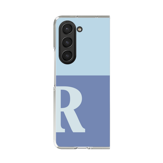 Clear Case［ Original - initial two tone - R blue ］