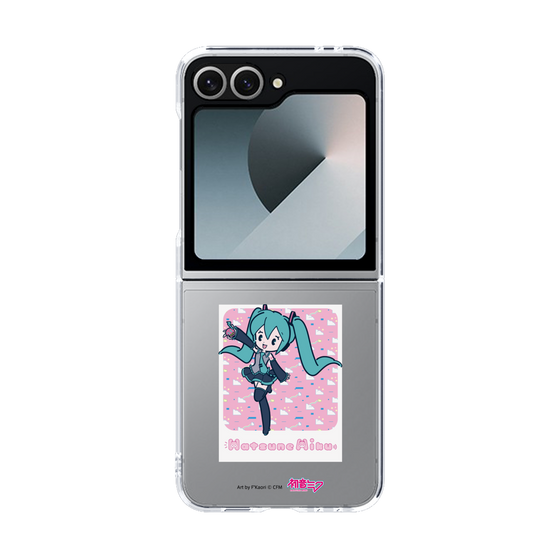 Clear Case［ HATSUNE MIKU - Glitch Sky - Pink ］