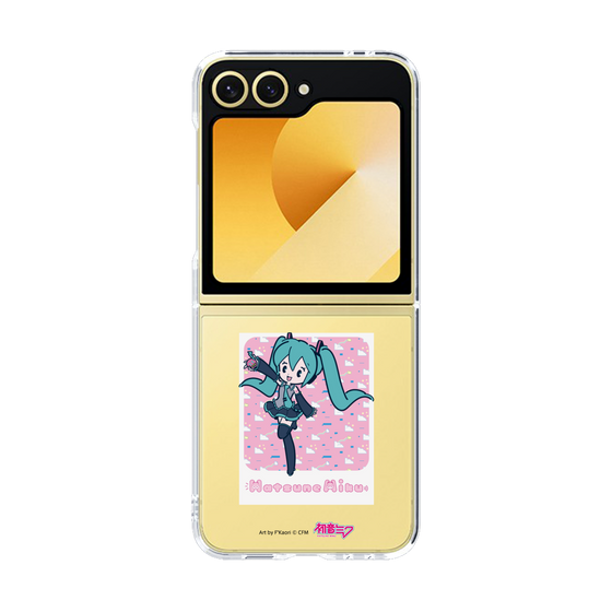 Clear Case［ HATSUNE MIKU - Glitch Sky - Pink ］