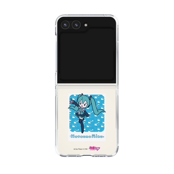 Clear Case［ HATSUNE MIKU - Glitch Sky - Blue ］