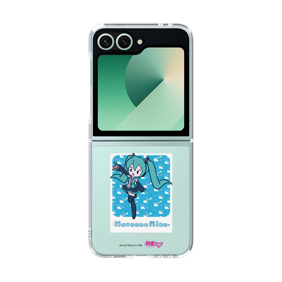 Clear Case［ HATSUNE MIKU - Glitch Sky - Blue ］