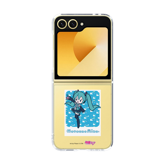 Clear Case［ HATSUNE MIKU - Glitch Sky - Blue ］