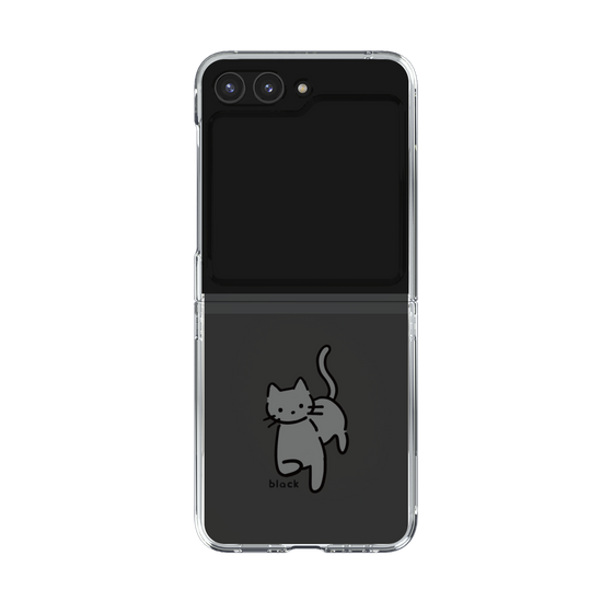 Clear Case［ Original - CASEPLAY Cat - black ］