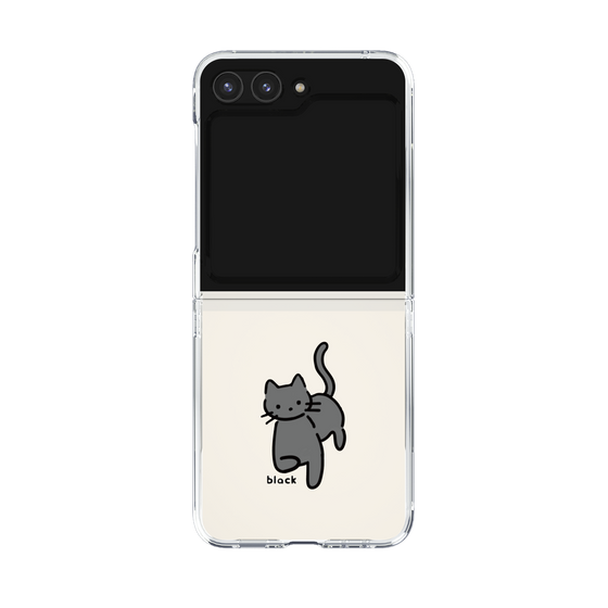 Clear Case［ Original - CASEPLAY Cat - black ］