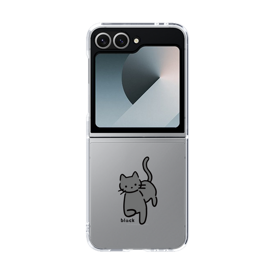 Clear Case［ オリジナル - CASEPLAYネコ - black ］